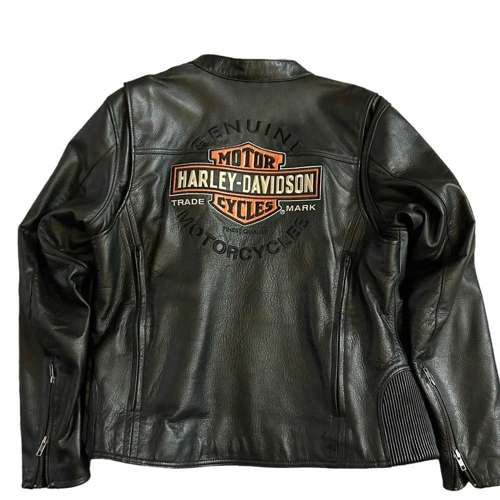 Harley-Davidson Leather Jacket Coat Riding Gear Size XL